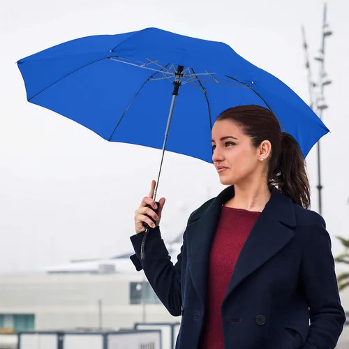 Miniatura 74 de STROMBERGBRAND UMBRELLAS The Spectrum Popular Style - Paraguas de viaje compacto de 42 pulgadas para lluvia, viento y sol, resistente y ligero