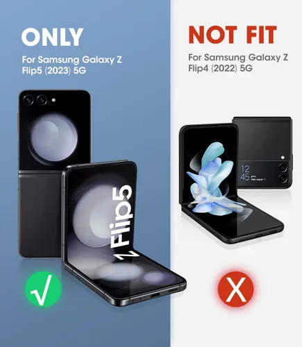 Miniatura 2 de SUPCASE Funda para Samsung Galaxy Z Flip 5 con Soporte y Clip para Cinturón (Unicorn Beetle Pro), [Protección de Bisagra]