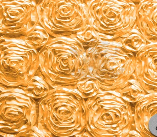 Miniatura 23 de Roseta de boda tela de satén de 54 pulgadas de ancho vendido por yarda (amarillo)