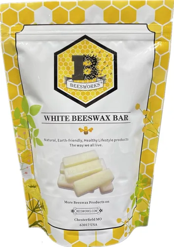 Miniatura 10 de Beesworks Barras de cera de abeja amarilla (6 onzas) 100% puras, de grado cosmético, cera de abeja con triple filtro para el cuidado de la piel