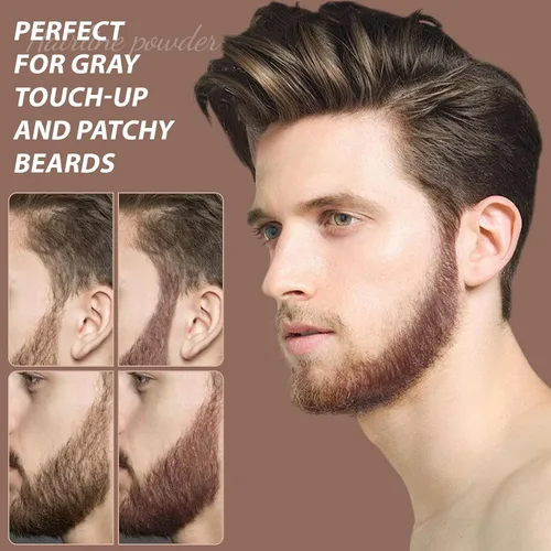 Miniatura 6 de Paquete de 2 polvos de línea capilar para mujeres y hombres, se utiliza para retoques de raíces, color de cabello, adelgazamiento y cobertura