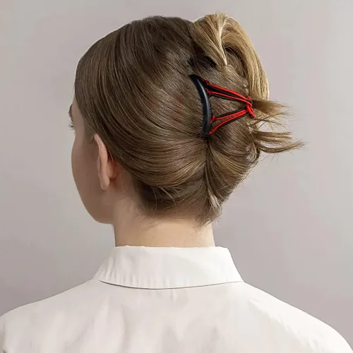 Miniatura 7 de 6 peines elásticos dobles para el cabello, accesorios mágicos ajustables para hacer moños sin arrugas, accesorios para mujer, rizados, gruesos