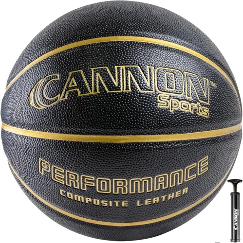 Cannon Sports Baloncesto de cuero compuesto para juegos de equipo y entrenamiento, tamaño oficial de 7 a 29.5 pulgadas, baloncesto masculino para