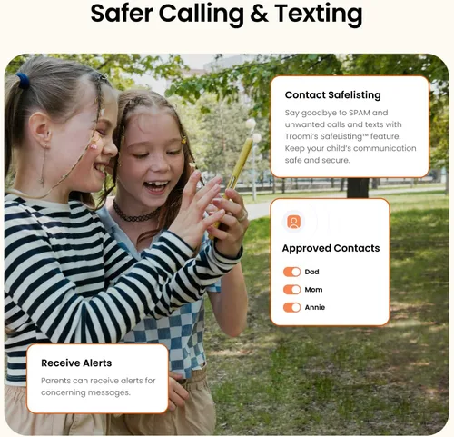 Miniatura 7 de Troomi Teléfono seguro para niños (Samsung Galaxy A16) - Aplicaciones administradas por padres, GPS y monitoreo de texto - Solo compra de teléfono