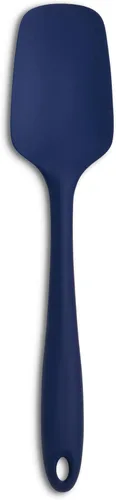 Miniatura 6 de Mrs. Anderson's Baking Espátula delgada de silicona, flexible y antiadherente, diseño de una sola pieza, rojo, para mezclar, plegar, raspar, hornear