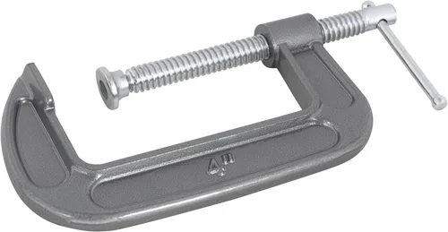 Miniatura 8 de Performance Tool W221 Abrazadera en C de hierro dúctil resistente con acabado de esmalte y tornillo cromado para una resistencia superior y un