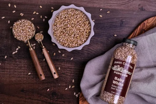 Miniatura 3 de Amish Country Popcorn Botellas de 2 a 14 onzas, granos de palomitas de maíz blanco bebé, anticuado, sin OMG y sin gluten (botellas de 2 a 14 onzas)