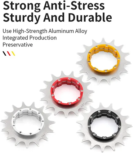 Miniatura 5 de Kit de conversión de velocidad única para bicicleta 12T13T/14T/15T/16T/17T/18T/19T/20T/21T/22T Cassette de una sola velocidad y espaciadores