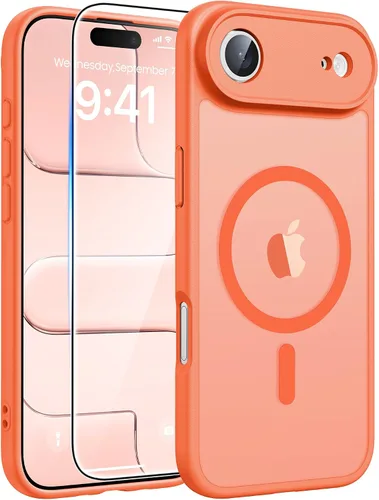 Miniatura 101 de FNTCASE - Funda para iPhone 16 Pro: magnética, mate, translúcida, de grado militar, protectora contra caídas, resistente, fina, duradera y a prueba