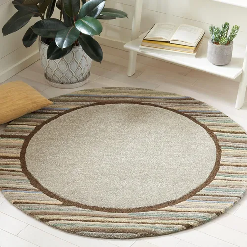 Miniatura 9 de Martha Stewart x SAFAVIEH - Colección de alfombras de área, 2 pies 3 pulgadas x 8 pies, color verde renacuajo, lana y viscosa hechas a mano, ideal