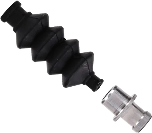 Heyiarbeit 1.260 in RC barco impermeable empuje Rod sello de goma fuelle con montaje de aluminio para barco RC 2 juegos