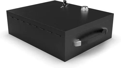 Miniatura 4 de Caja fuerte ignífuga, combinación dual y cofre de seguridad con cerradura de llave
