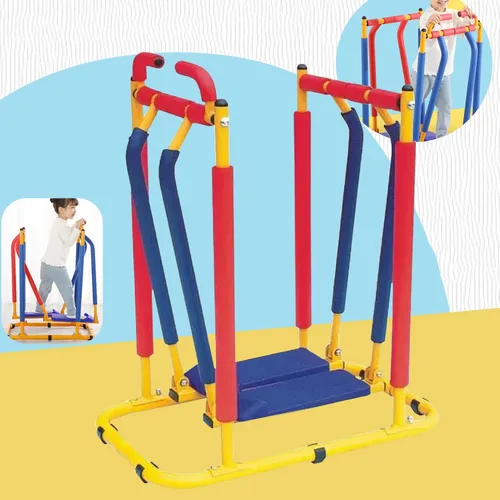 Miniatura 6 de Caminadora para niños para ejercicio de fitness, juguete de ejercicio divertido ajustable para niños, equipo de fitness para interiores