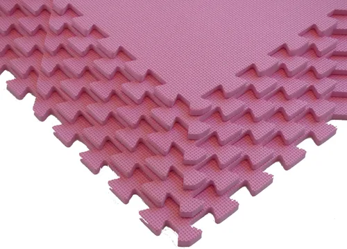 Miniatura 15 de Tapete de entrenamiento con baldosas de espuma entrelazados para pisos de gimnasios. Excelente para pilates, yoga, aeróbica, cardio, entrenamiento