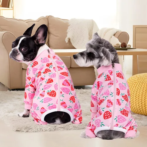 Miniatura 4 de Traje de recuperación quirúrgica para perros pequeños, mameluco para cirugía hembras, pijamas para perros pequeños, pijama de manga larga, vendajes