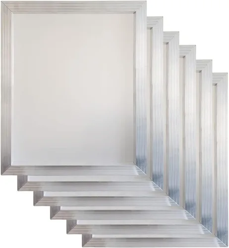 Miniatura 4 de YLZ Pantallas de impresión de pantalla de seda de aluminio 16 x 20 pulgadas Frame-110 malla blanca (2 PC)