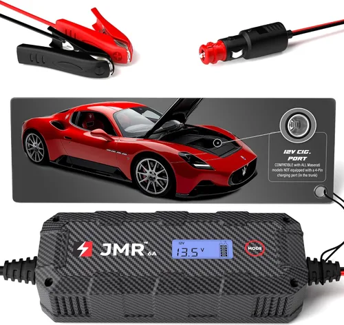 Cargador de batería JMR para Maserati MC20 GranTurismo Levante Quattroporte Grecale Ghibli GranCabrio todos los modelos, cargador de goteo