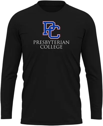 Miniatura 178 de Camisa deportiva de manga larga oficial de la NCAA Collegiate para hombre, colección negra con logotipo primario