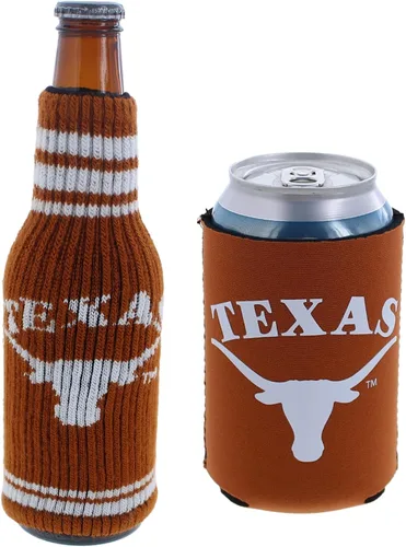 Miniatura 67 de College Team Color Logo Can & Bottle Holder Insulator Beverage Cooler Set