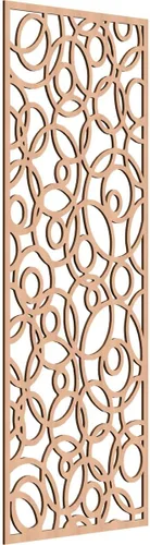 Miniatura 144 de Latrobe Paneles de pared decorativos de madera con calado, 9 3/8 pulgadas de ancho x 24 3/8 pulgadas de alto x 3/8 de alto, roble rojo rojo (Red Oak)
