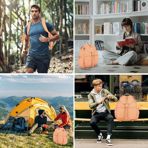 Miniatura 7 de EKE Gimnasio Portátil Yoga Tenis Mochila Regalo Deportivo Versátil Viaje Viaje Natación Monopatín Bádminton Casual Impermeable Mujeres, Durzano