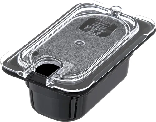 Miniatura 10 de Carlisle FoodService Products StorPlus StorPlus - Tapa universal de policarbonato con muescas, superficie plana con muescas, transparente