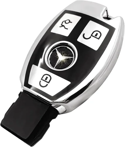 Miniatura 30 de Creativity Funda para llave de Mercedes Benz. Hermosa funda de TPU compatible con CLS CLK AMG ML C CL E S SL SLK G GLC GLE GLS M R Smart Remote Key