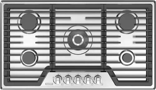 Miniatura 10 de Empava Placa de cocina de gas integrada de 12 pulgadas con 2 quemadores SABAF sellados, superficie de acero inoxidable, rejillas de hierro fundido