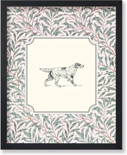 Miniatura 69 de Poster Master Póster Vintage de Cocker Spaniel Inglés - Impronta Retro de Perro - Arte Floral - Arte de Cachorros - Arte para Amantes de Animales