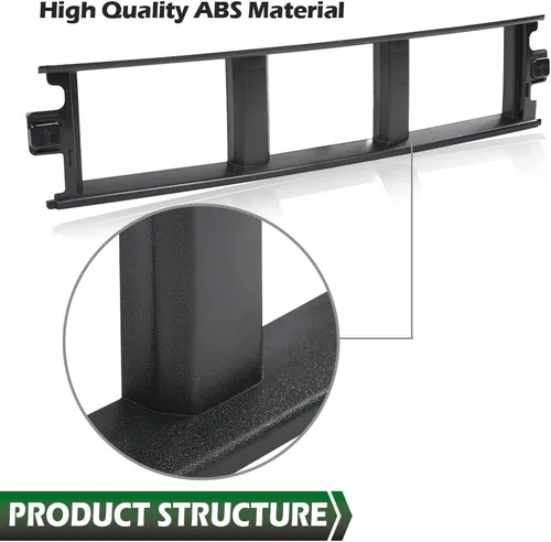 Miniatura 7 de GRAND ORANGE Cubierta de rejilla central inferior delantera compatible con Ford F150 2018 2019 2020 Cubierta central sin clips de metal JL3Z17B968BB
