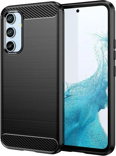 Miniatura 110 de Funda EUAGVQY para Samsung A70 Galaxy A70, Funda de Fibra de Carbono de TPU Blanda Antideslizante Duradera y Ligera, Funda Protectora para Samsung