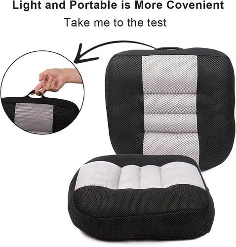 Miniatura 4 de Srutirbo Cojín para Asiento de Coche Eleva la Altura para Personas Bajitas Alivio de Fatiga en Cadera (Cocix) y Parte Inferior del Cuerpo Adecuado