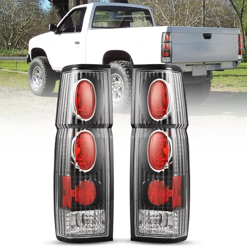 ROXX Conjunto de luz trasera compatible con Nissan Hardbody D21 SE 1986-1994/1986-1989 1994 Hardbody D21 XE, 1995-1997 Nissan Pickup SE XE lado del