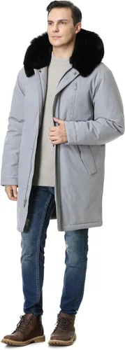 Miniatura 6 de Abrigo de invierno impermeable para hombre, cálido y largo, parka, resistente al viento y al agua, con capucha