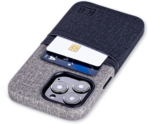Miniatura 19 de Dockem Funda tipo cartera para iPhone 13 con placa metálica integrada para montaje magnético y 2 bolsillos para tarjetas de crédito: Luxe M2, piel
