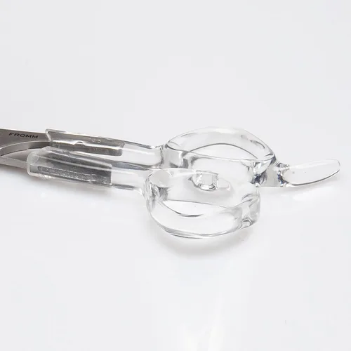 Miniatura 3 de Fromm Professional Venture - Tijeras de corte y recorte de cabello fáciles de 5.75 pulgadas en plata transparente y mate, tijeras de acero japonés