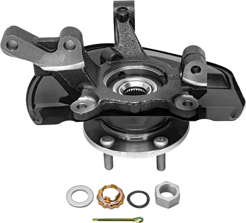 Miniatura 4 de Detroit Axle - Nudillos de dirección delanteros y bujes de rodamiento de rueda para Dodge Caliber Jeep Patriot Compass 2007-2017, 2008 2009 2010