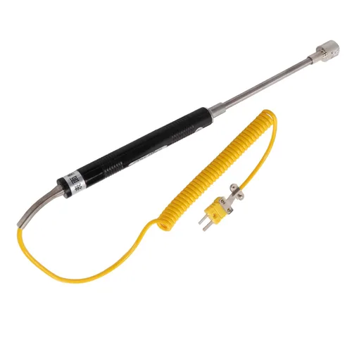 Miniatura 2 de Sensor de temperatura de termopar tipo K con funda de acero inoxidable y mango aislado Medición precisa de -58.0 °F a 932.0 °F para monitoreo
