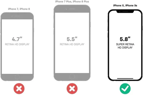 Miniatura 2 de OtterBox Commuter Series - Funda para iPhone Xs y iPhone X (solamente), embalaje no minorista, a medida (azul Blazer/azul mares tormentosos)