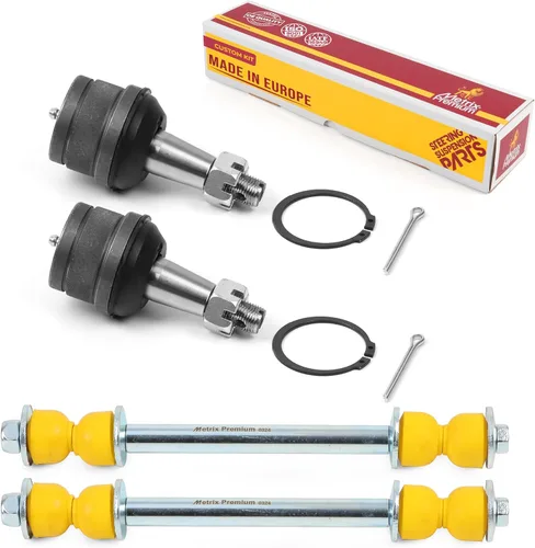 Miniatura 264 de Metrix Premium Chassis Parts - Juego de 4 piezas de articulación de rótula superior y barra estabilizadora delantera para Ford Ranger RWD 1998-2011