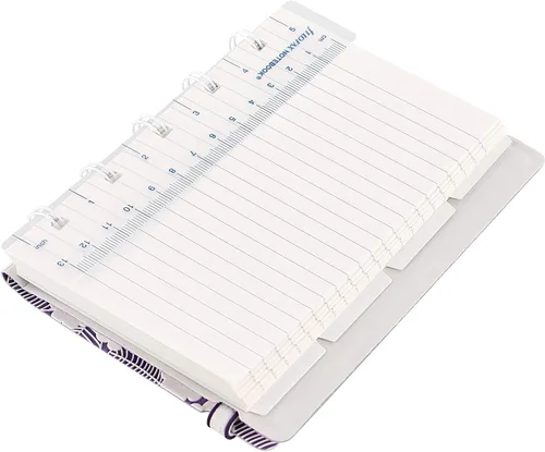 Miniatura 4 de Filofax B115072U Cuaderno recargable, tamaño de bolsillo, 112 páginas móviles a rayas. Incluye 4 índices (uno con bolsillo), marcador de página