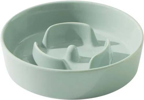 Miniatura 16 de Havniva Tazón de cerámica de 0.9 tazas para perros de alimentación lenta para perros pequeños, alimentador lento para mascotas de 6.1 pulgadas, 1 x