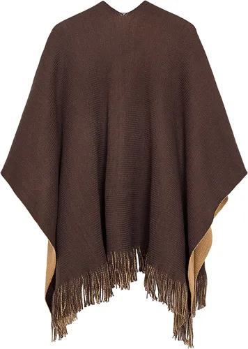 Miniatura 36 de Urban CoCo Poncho vintage de invierno para mujer, capa con borlas, chal envolvente