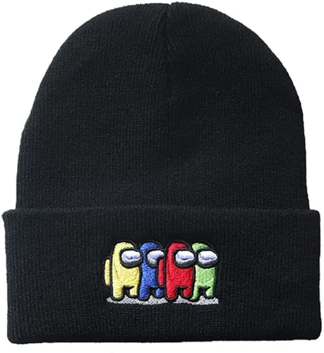 Awyjcas Videojuegos Impostor Moda Tendencia Clásico Invierno Cálido Gorro de Punto Gorro para Niños Adultos Adolescentes Cap