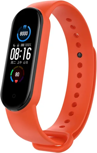 Miniatura 8 de hengkang Compatible con Amazfit Band 5/Xiaomi Mi Band 6/Mi Band 5, correas de repuesto ajustables de silicona deportiva para Amazfit Band 5, Mi Band
