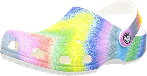 Miniatura 76 de Zuecos Crocs clásicos con diseño de teñido anudado marmoleado para mujer