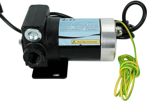 Miniatura 8 de Bomba de transferencia de combustible de gasolina de 110 V con cables de conexión, bombeo reversible mejorado, protección térmica, control