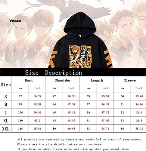 Miniatura 5 de Sudadera con capucha de anime Karasuno High School Cosplay con capucha para fanáticos del anime