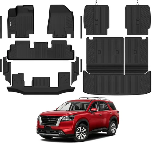 Miniatura 76 de Alfombrillas de piso Naibeve para Ford Edge 2015 2016 2017 2018 2019 2020 2021 2022 2023 2024 2025 - Ajuste personalizado para todo clima