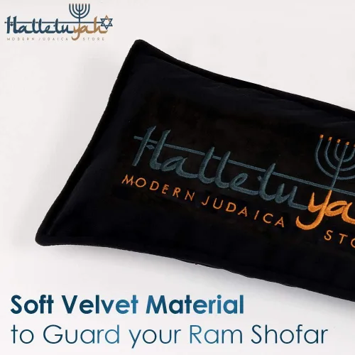 Miniatura 3 de HalleluYAH Shofar - Bolsa de transporte para cuerno de carnero, tamaño grande